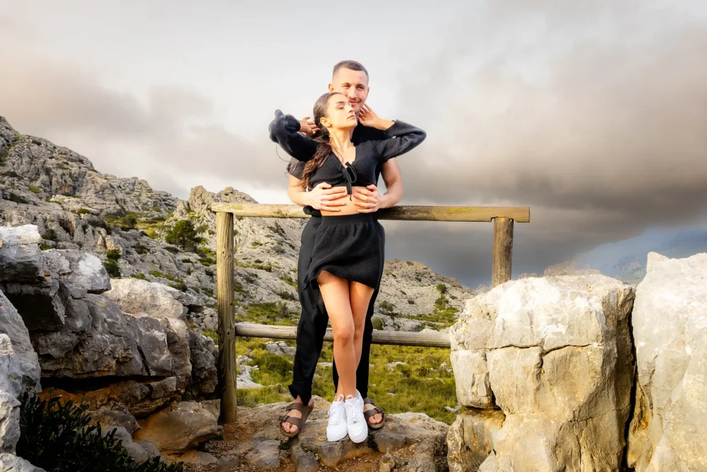 Hochzeitsfotograf Bielefeld Unvergessliche Hochzeitsszene hoch oben