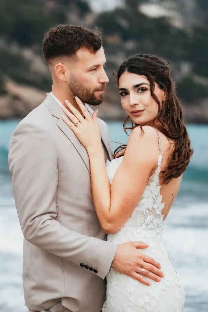 Hochzeitsfotografie Bielefeld Brautpaar am Strand (10)