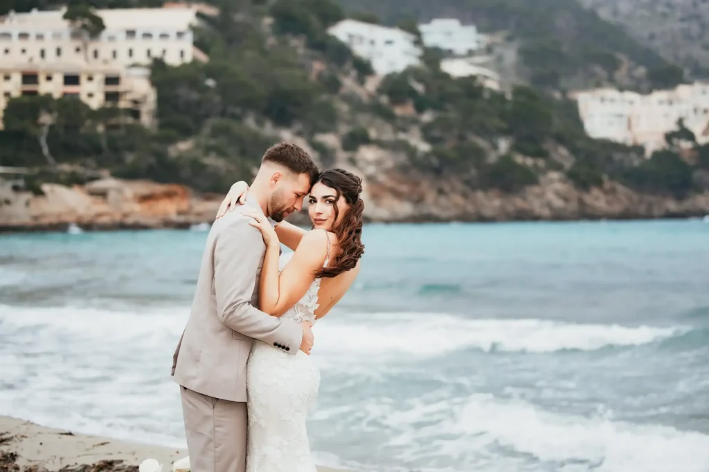 Hochzeitsfotografie Bielefeld Brautpaar am Strand (9)
